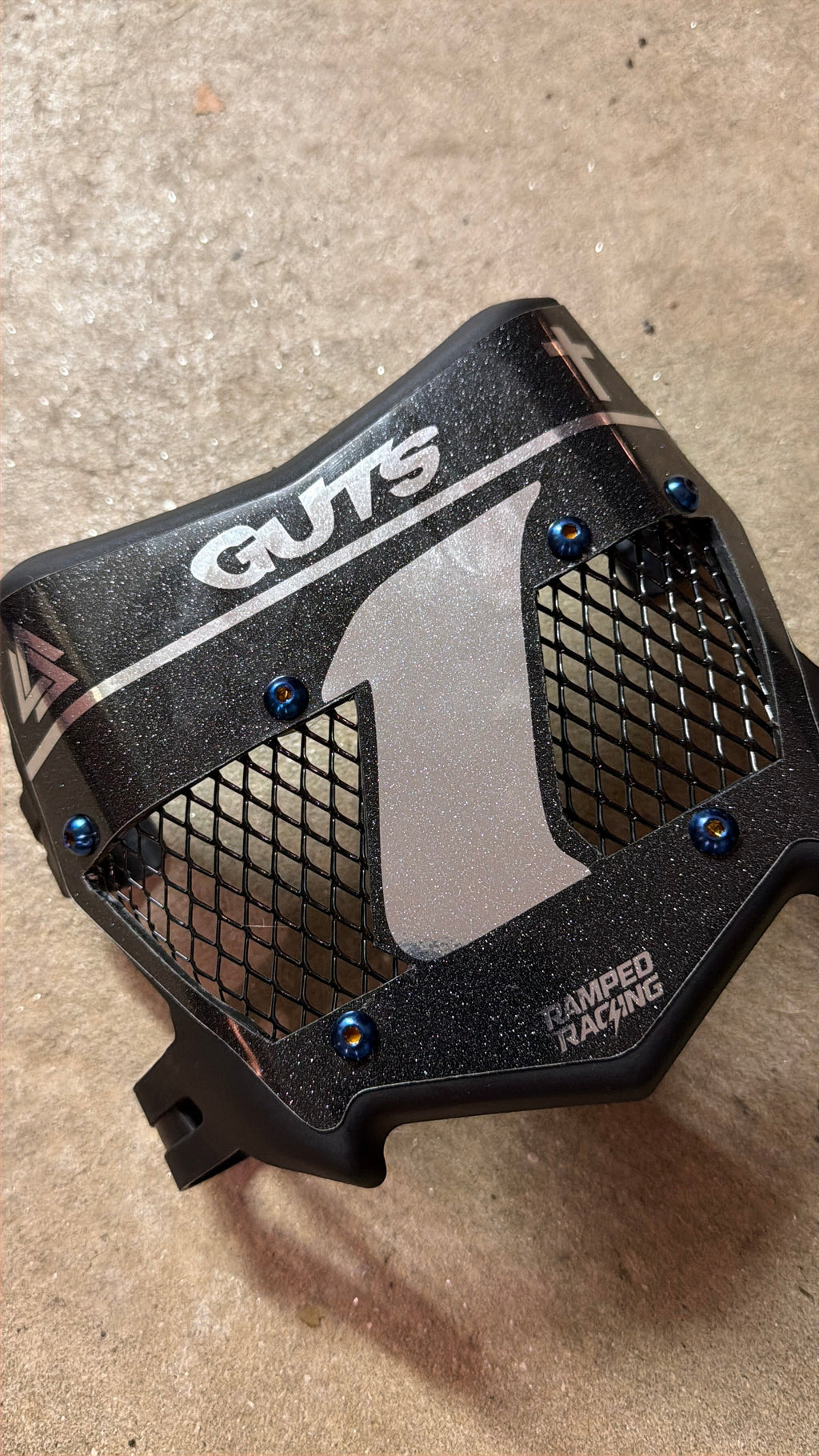 Custom Titanium Vented Plate
