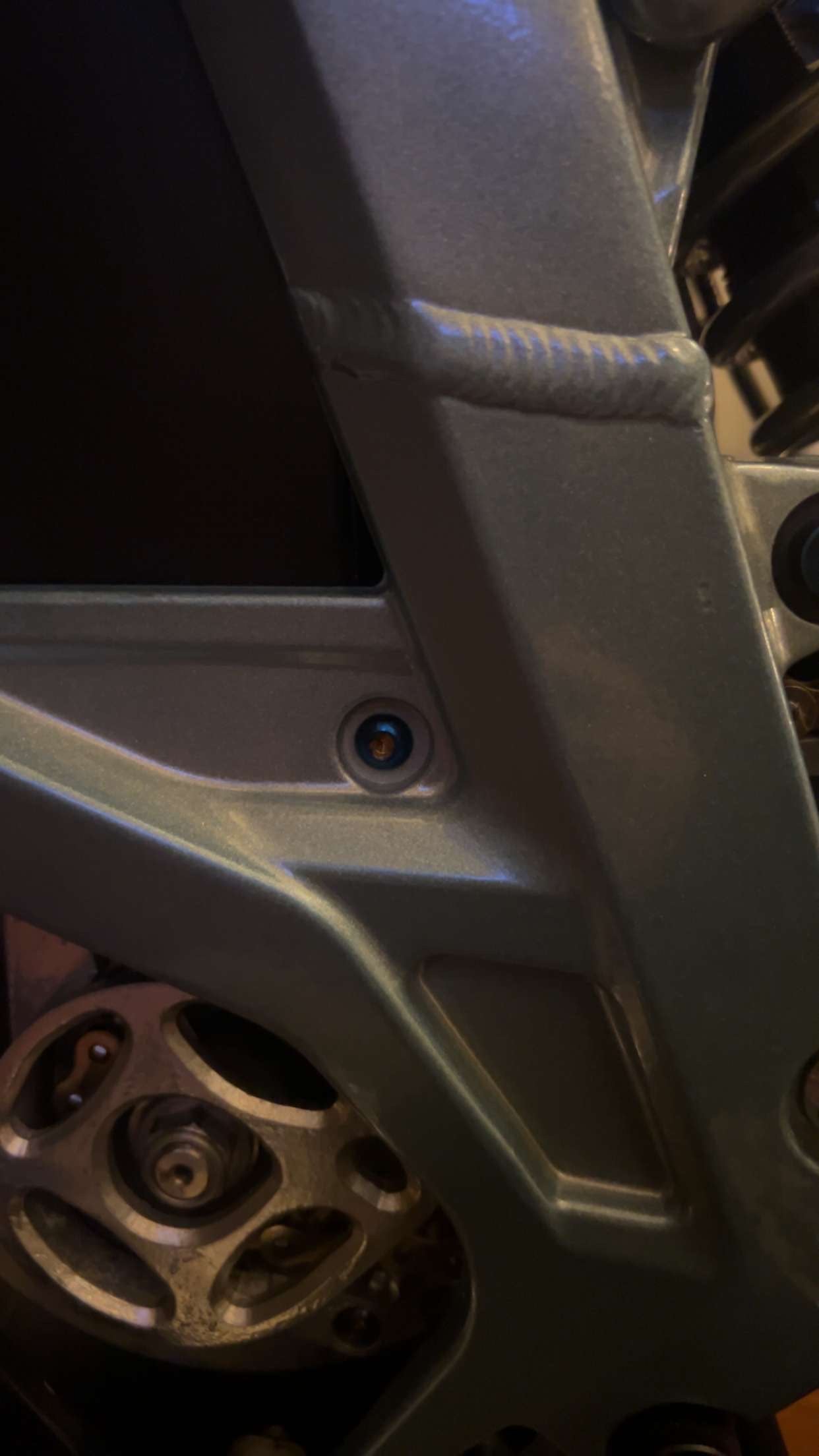 bottom battery plate titanium bolts (set of 2)