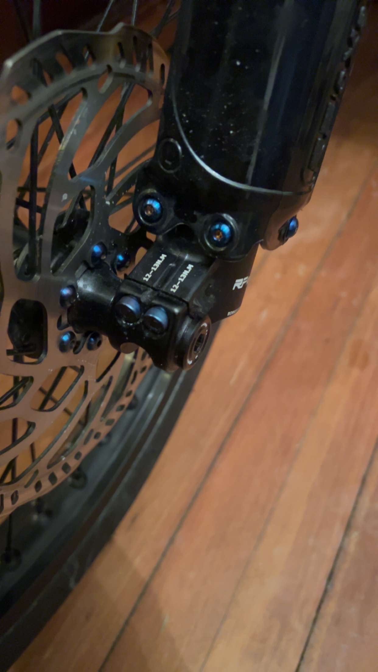 fork pinch titanium bolts (set of 4)