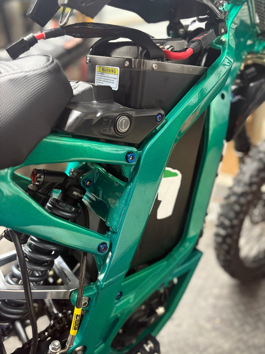 surron lbx titanium bolt kit (full set)