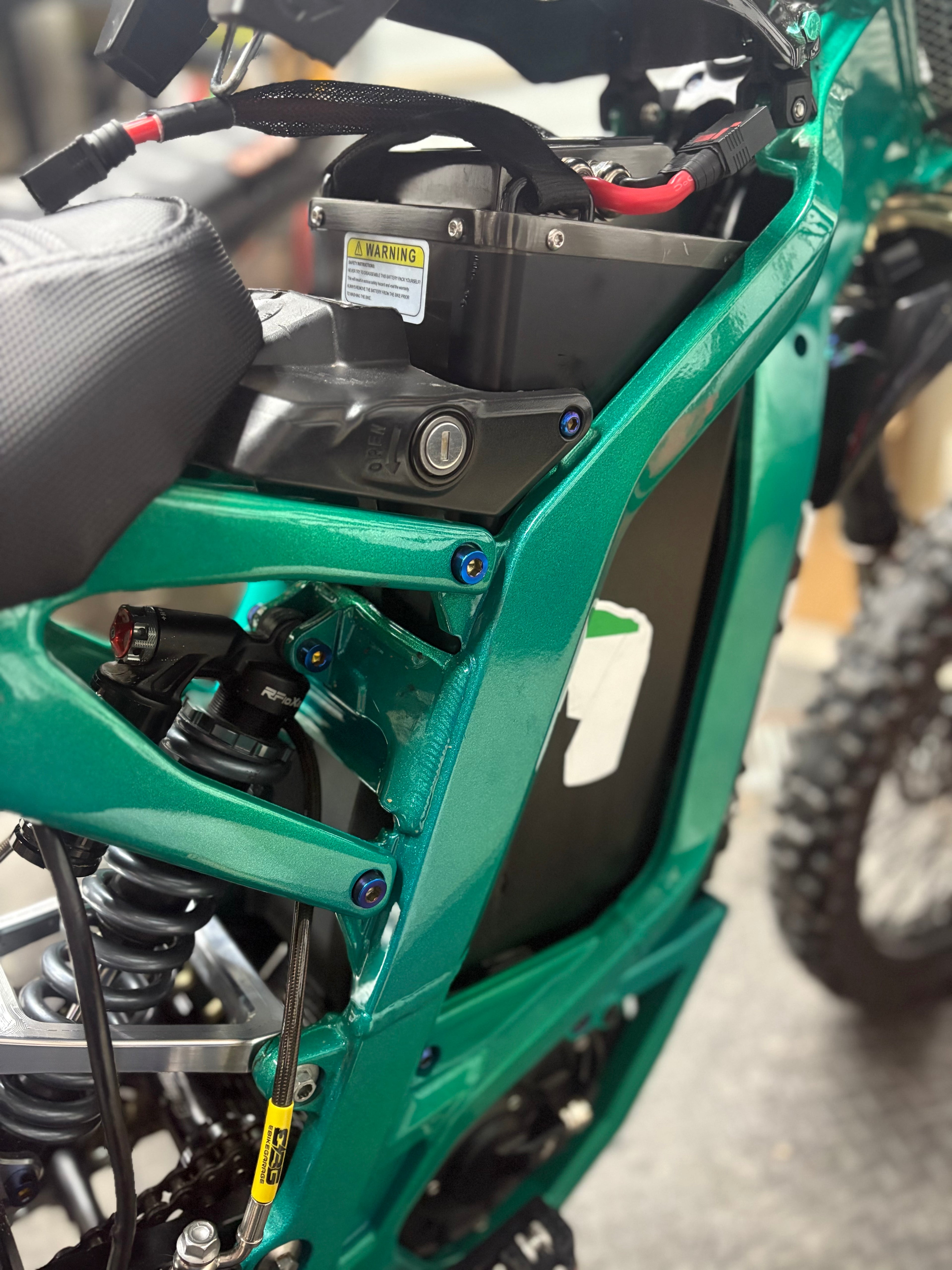 surron lbx titanium bolt kit (full set)