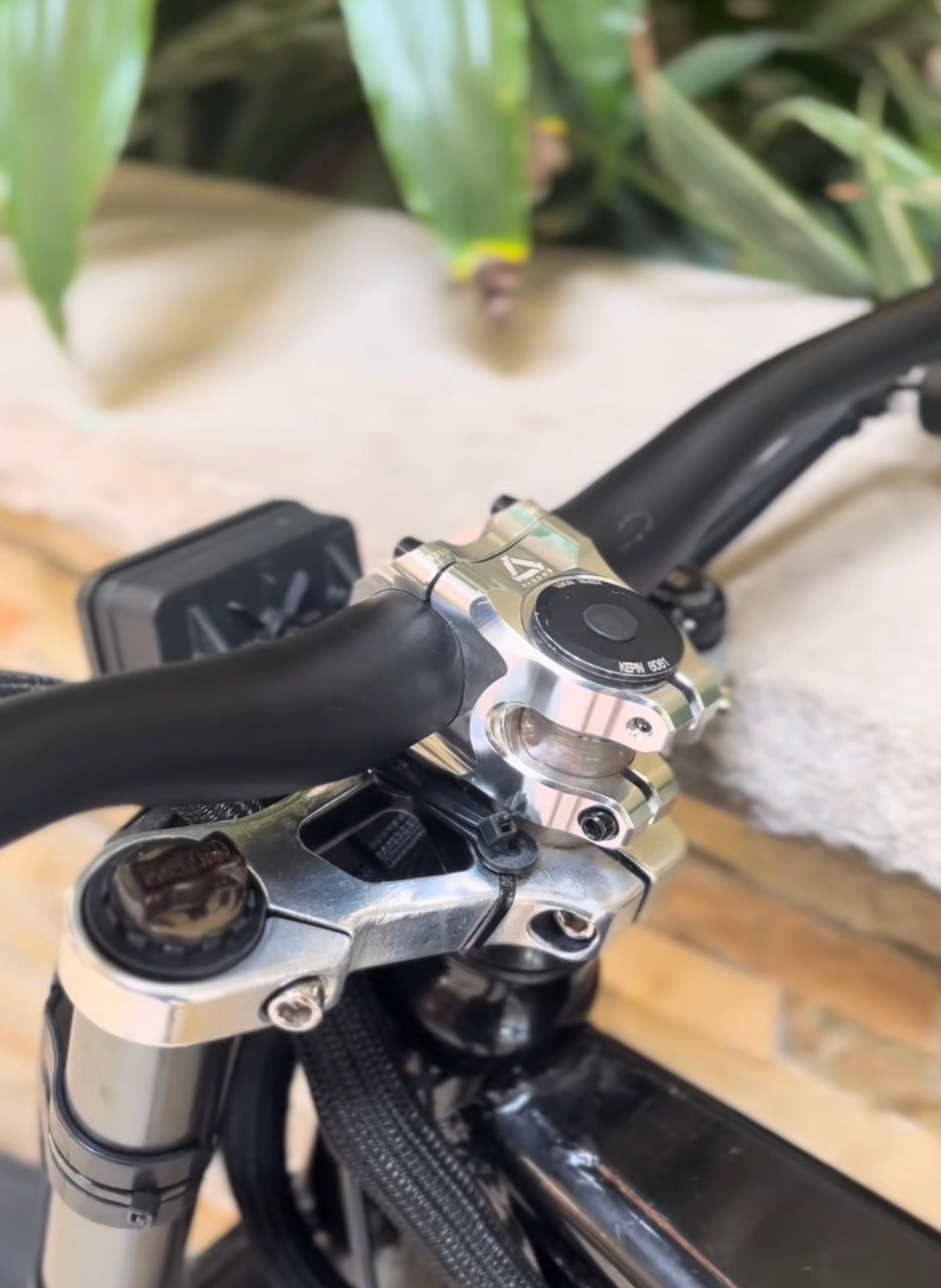 Chrome Surron Bar Mount