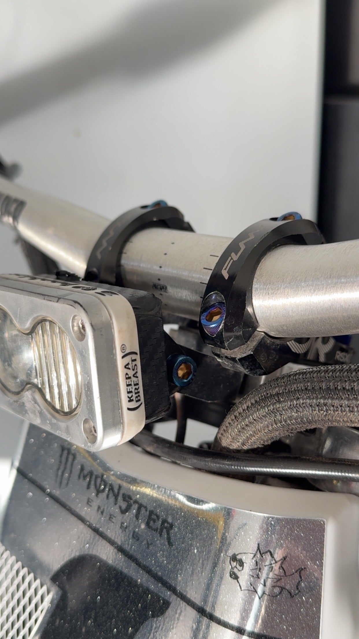 baja light mount titanium bolts (set of 2)