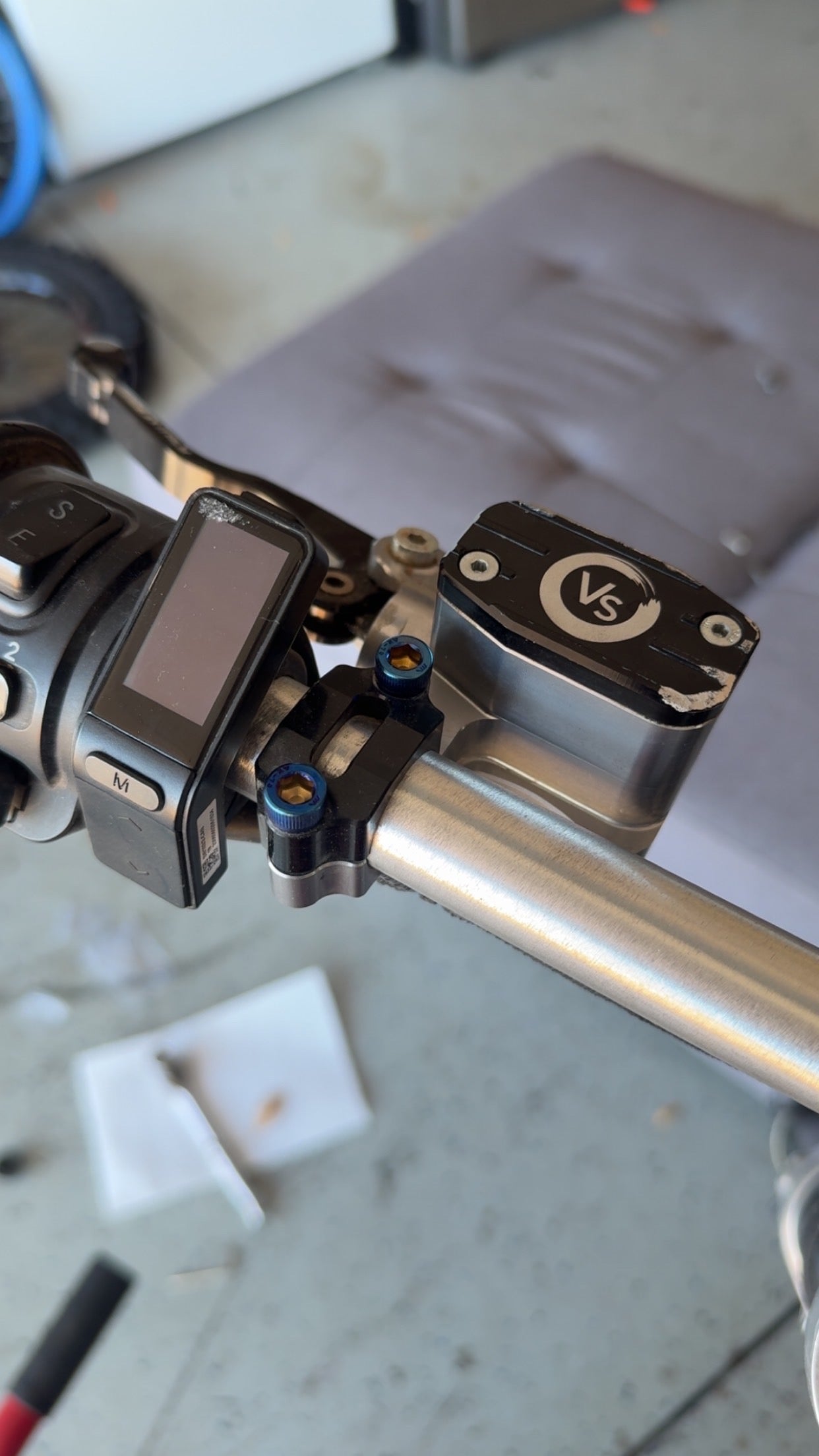 brake lever titanium x2