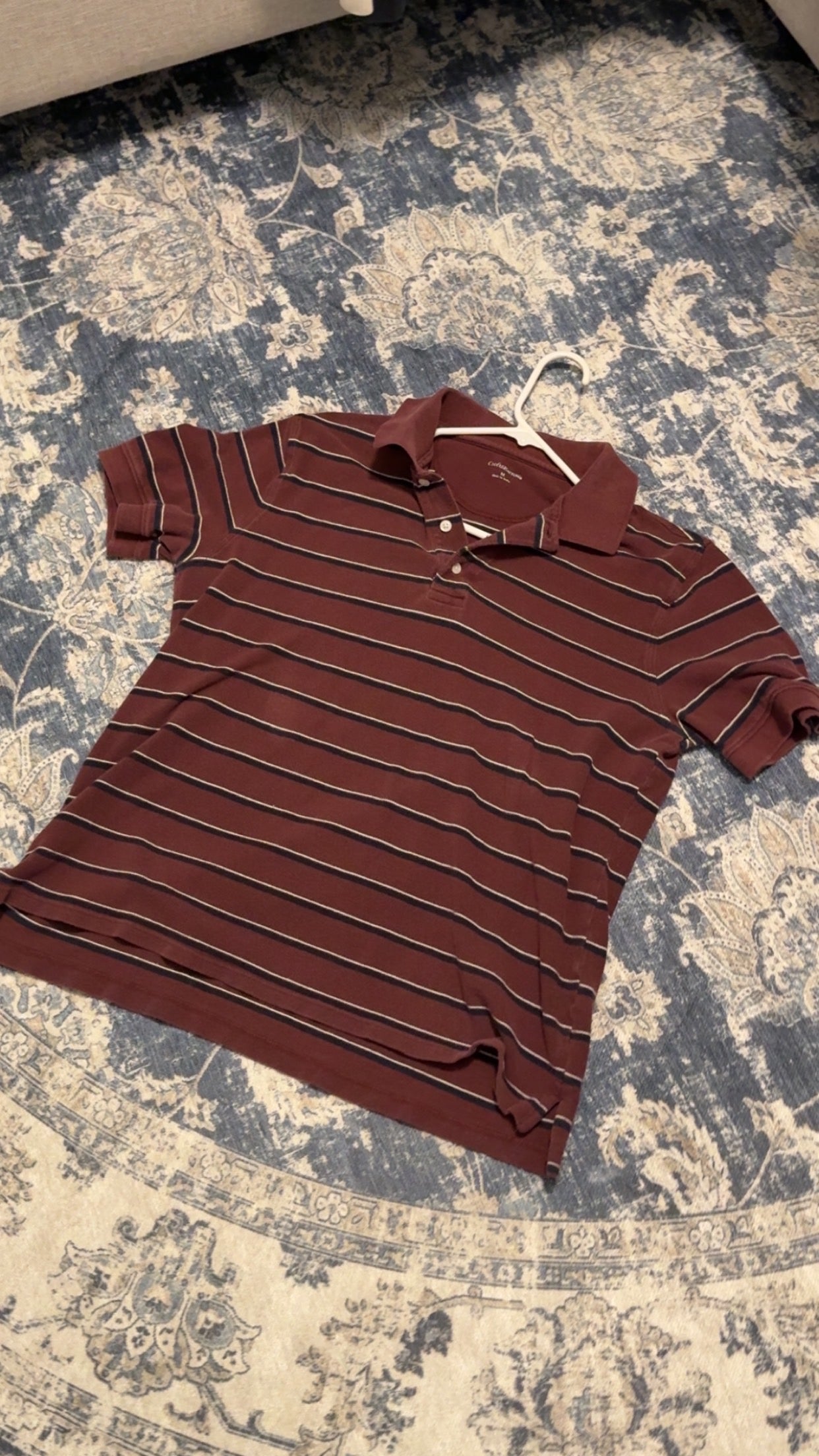 striped polo