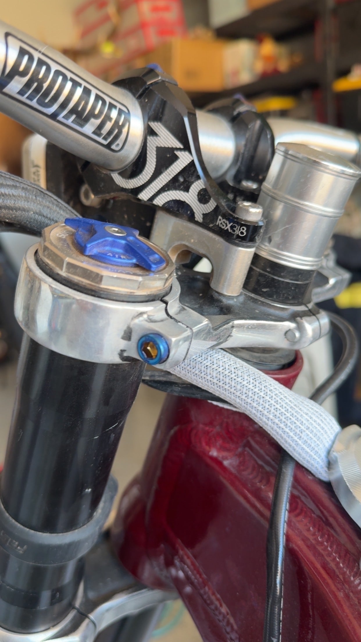 triple clamp bolts x5