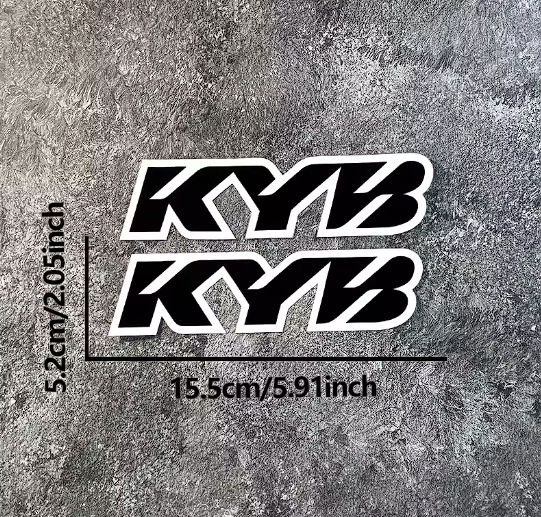 KYB fork stickers
