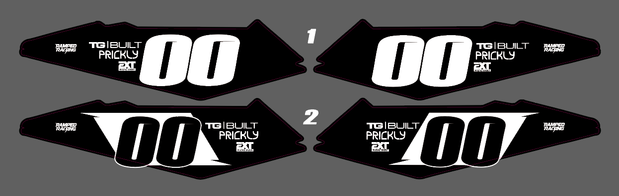 Surron lbx/Eride pro Side Fender Decals